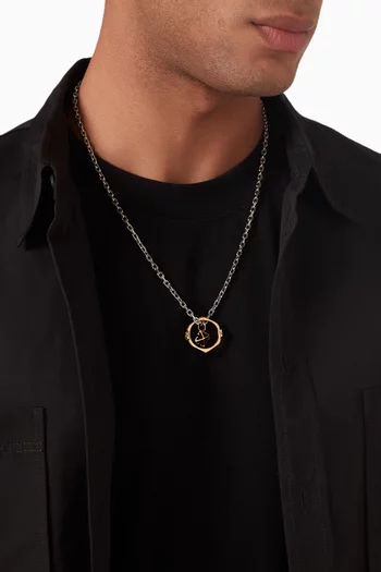 Arrow Necklace in Brass