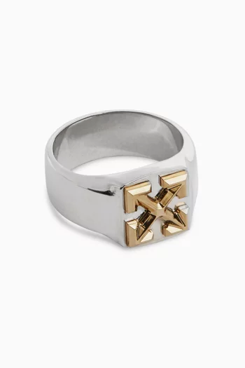 Arrow Ring in Brass