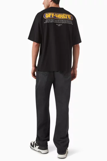 Puffy Logo Skate T-shirt in Cotton