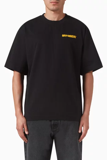 Puffy Logo Skate T-shirt in Cotton