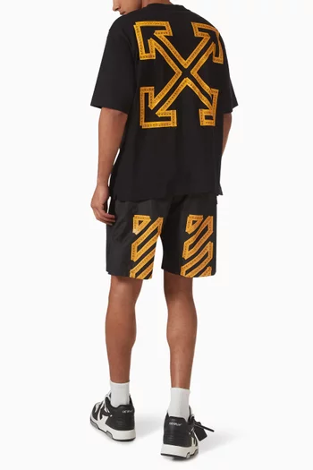 Tape Arrow Skate T-shirt in Cotton
