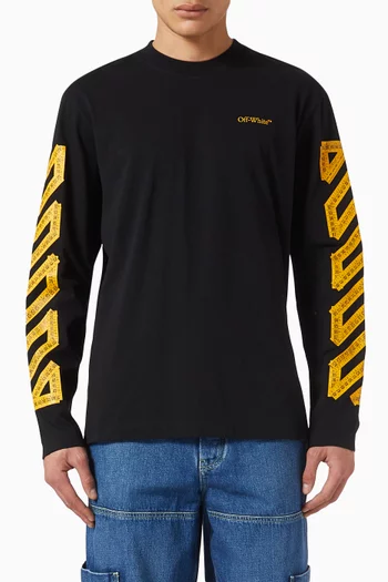 Tape Arrow Skate T-shirt in Cotton