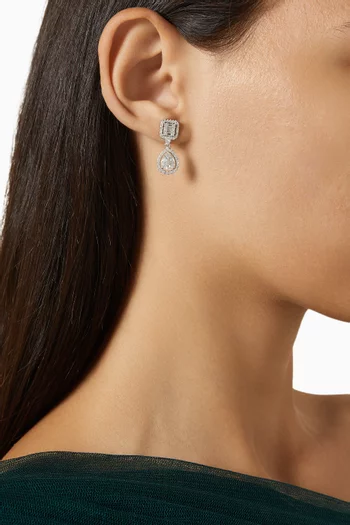 Dangle Drop Earrings in 925 Sterling Silver