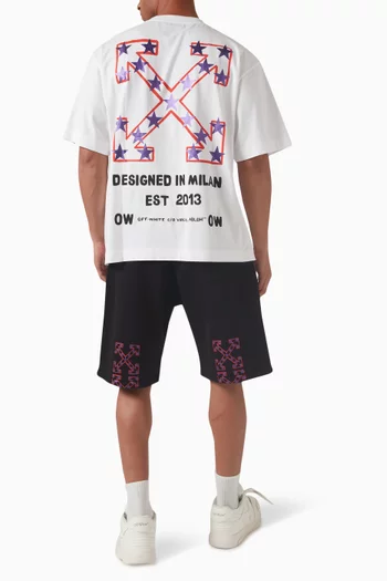 Star Arrow Skate T-shirt in Cotton