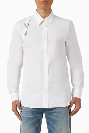 Arrow Harness Shirt in Cotton Poplin