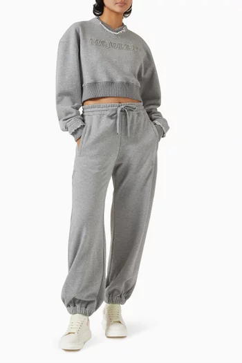 Logo Sweatpants in Cotton-fleece