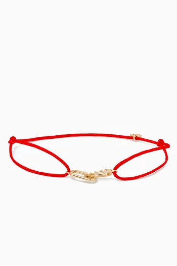 Link Cord Bracelet in 14kt Yellow Gold