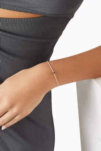 Sapphire Cord Bracelet in 14kt Yellow Gold