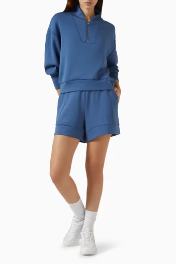 شورت أتريوم بخصر مرتفع 4.5 بوصة قماش دابل سوفت