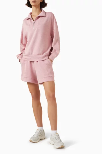 شورت أتريوم بخصر مرتفع 4.5 بوصة قماش دابل سوفت