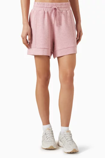 شورت أتريوم بخصر مرتفع 4.5 بوصة قماش دابل سوفت