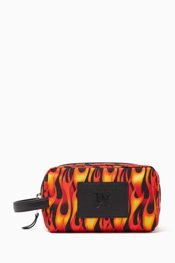 Monogram Flames Pouch in Nylon