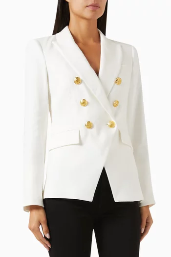 Miller Dickey Jacket in Linen-blend