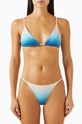 Ombre Print Bikini Briefs