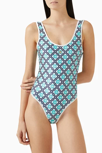 Monogram One-piece Swimsuit
