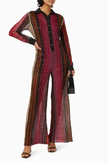 Sequin-embellished Jumpsuit
