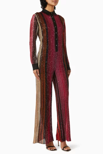 Sequin-embellished Jumpsuit