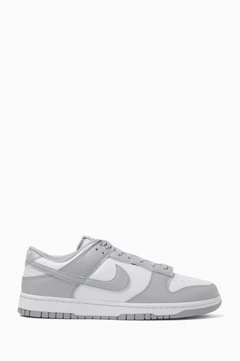 Dunk Low Retro Sneakers in Leather