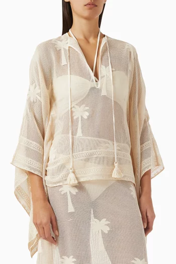 After Swimming Poncho in Cotton