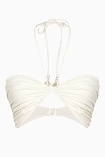 Tiller Bikini Top in Lycra