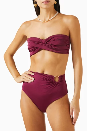Traga Luz Bikini Top in Lycra