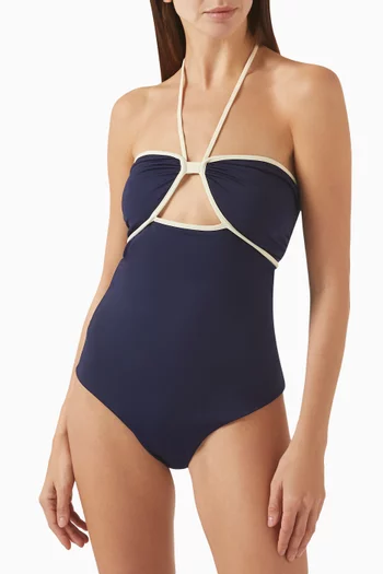 Sea Salt One-piece Swimsuit in Lycra