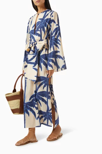 Sotaviento Tunic Dress in Cotton Poplin