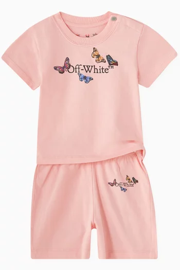 Bookish Butterfly Graphic T-shirt in Cotton