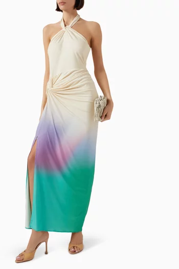 Linus Halterneck Maxi Dress