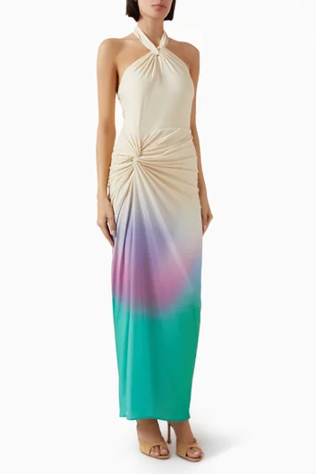 Linus Halterneck Maxi Dress