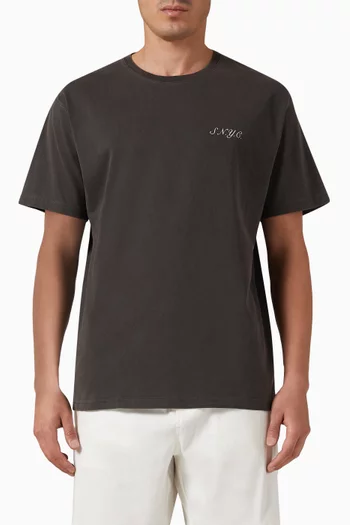 Pigment Dyed T-shirt in Cotton