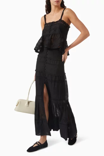 Denys Top in Cotton-voile