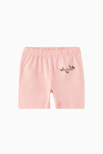 Butterfly Bookish Logo Shorts in Cotton