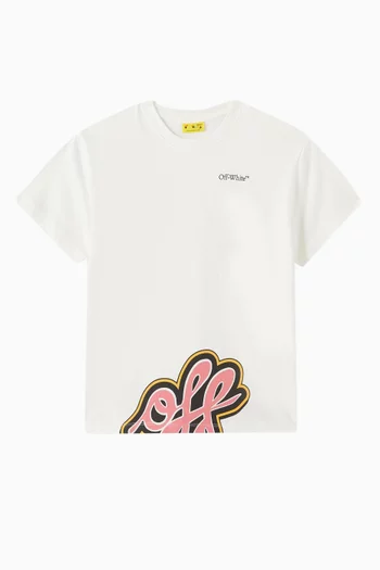 Graffiti T-shirt in Cotton