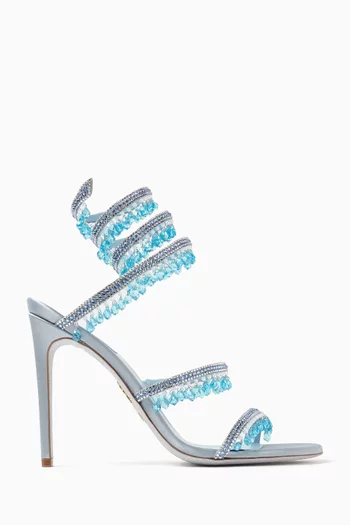 Chandelier 105 Sandals in Satin