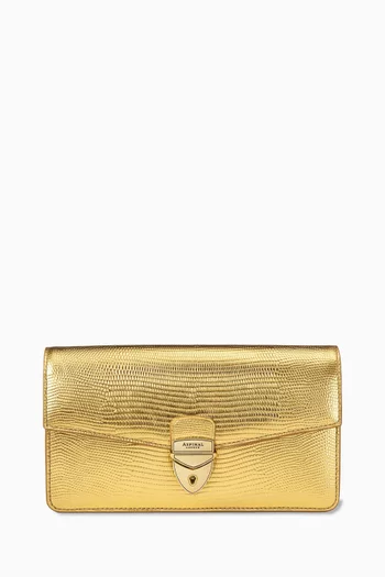 Mayfair® 2 Clutch Bag in Lizard-embossed Leather