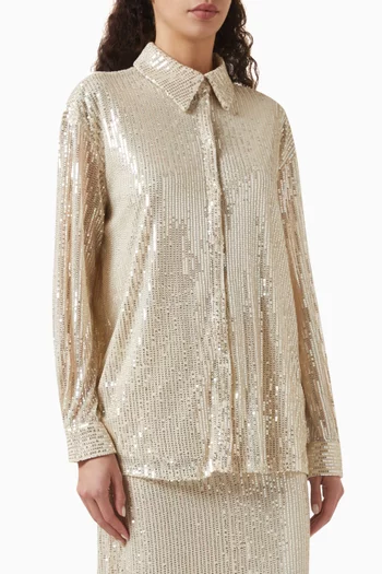 Yaspalesa Sequin-embellished Shirt
