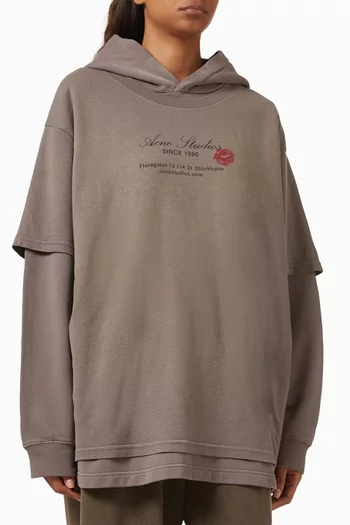 Double-layer Hoodie in Organic Cotton
