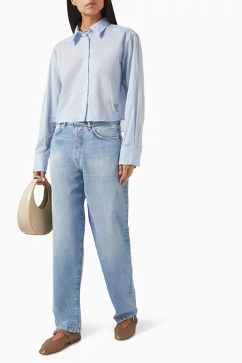 Sheer Ruffle Blouse