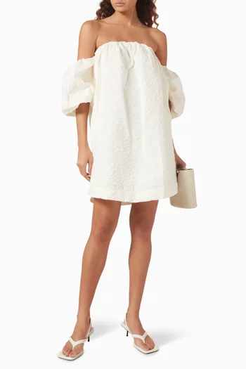 Yasrinea Off-shoulder Mini Dress