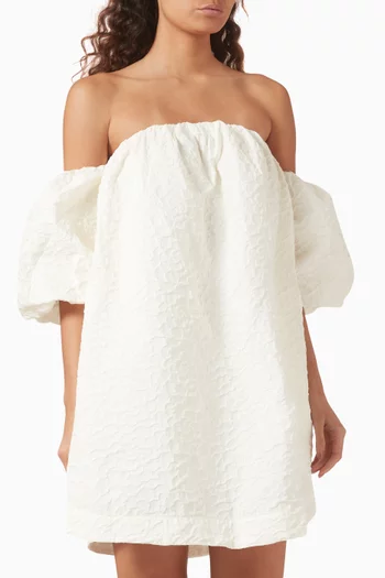 Yasrinea Off-shoulder Mini Dress