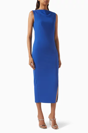 Slit Midi Dress