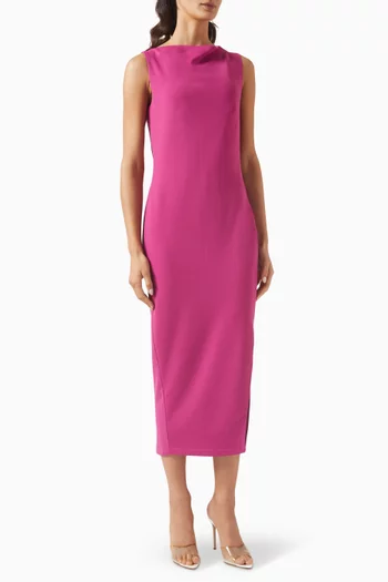Slit Midi Dress