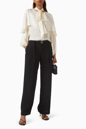 Scarf-style Blouse in Chiffon