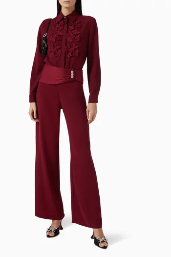Floral Applique Shirt