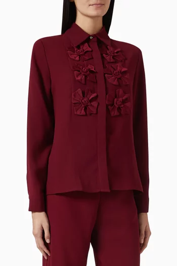 Floral Applique Shirt