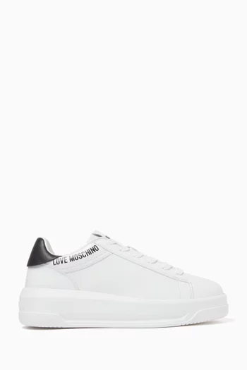 Eclipse Platform Sneakers in Leather