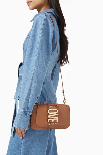 Lovebug Shoulder Bag in Faux Leather