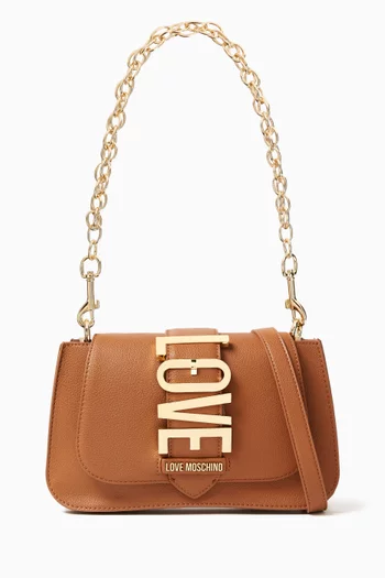 Lovebug Shoulder Bag in Faux Leather