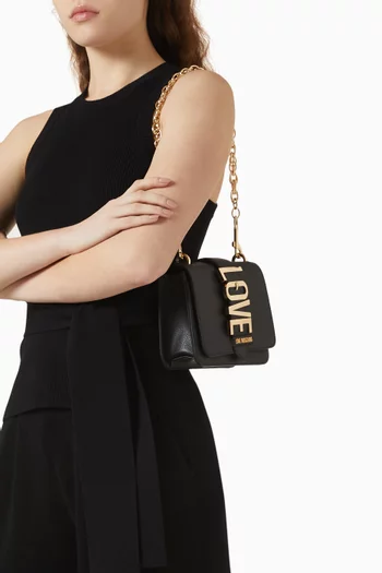 Lovebug Shoulder Bag in Faux Leather